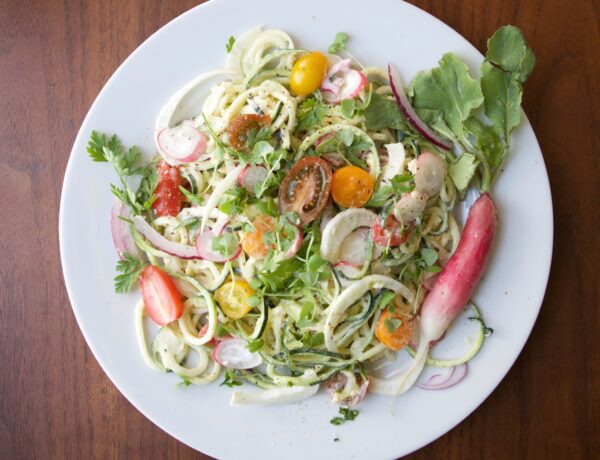 fennel and zucchini summer salad