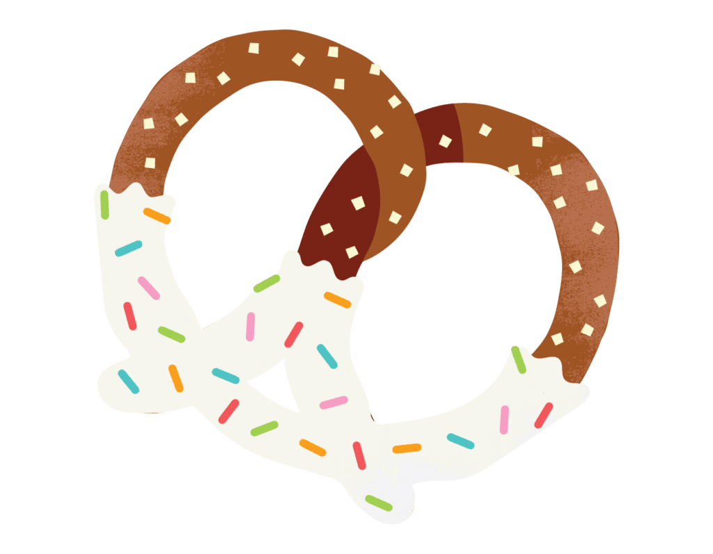 yogurt covered pretzel