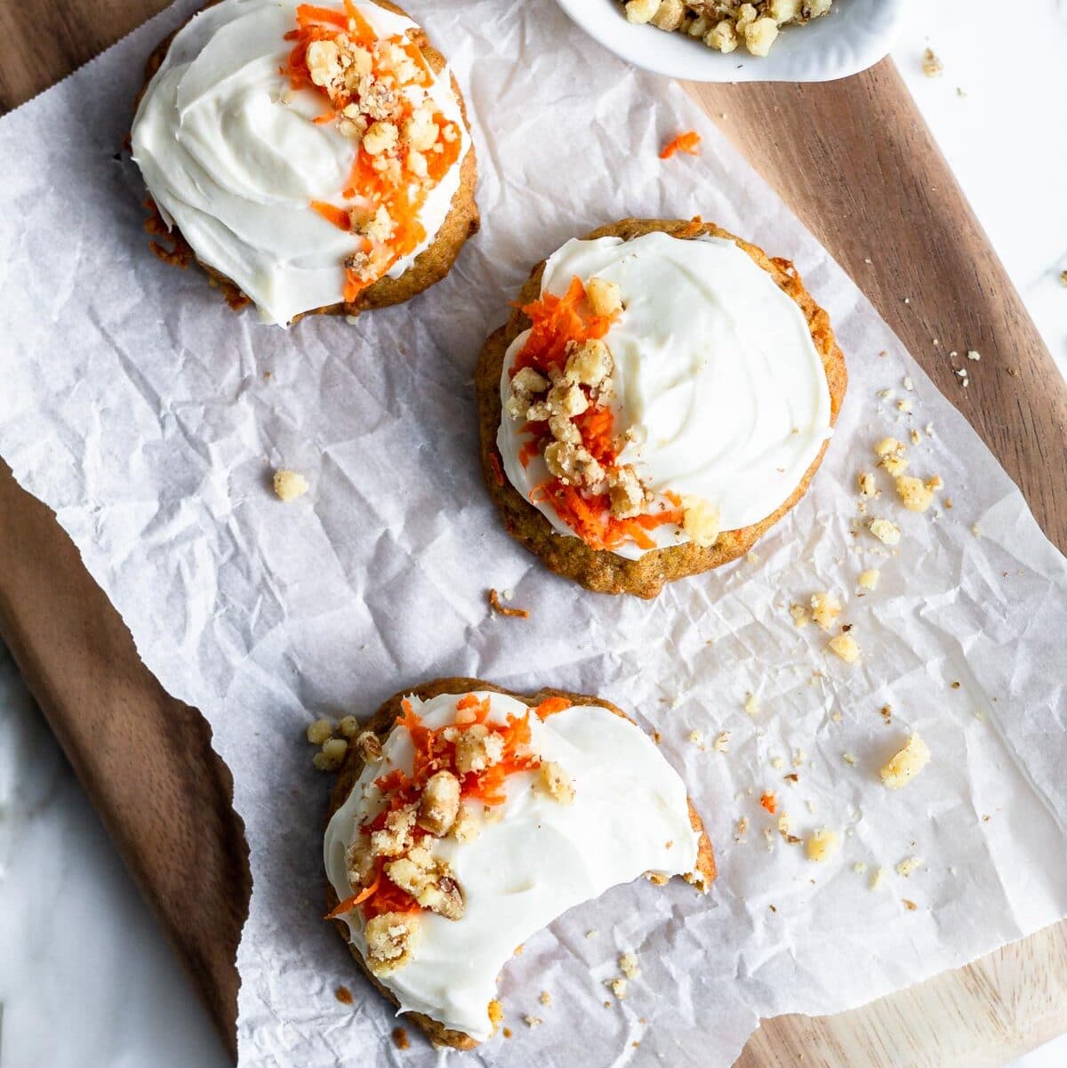 Carrot Cake Cookies for Mothers Day
