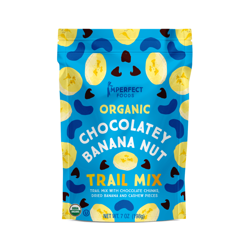 organic chocolatey banana nut trail mix