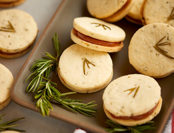Rosemary Alfajores Cookies